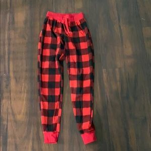 Aeropostale Red and Black Winter Joggers